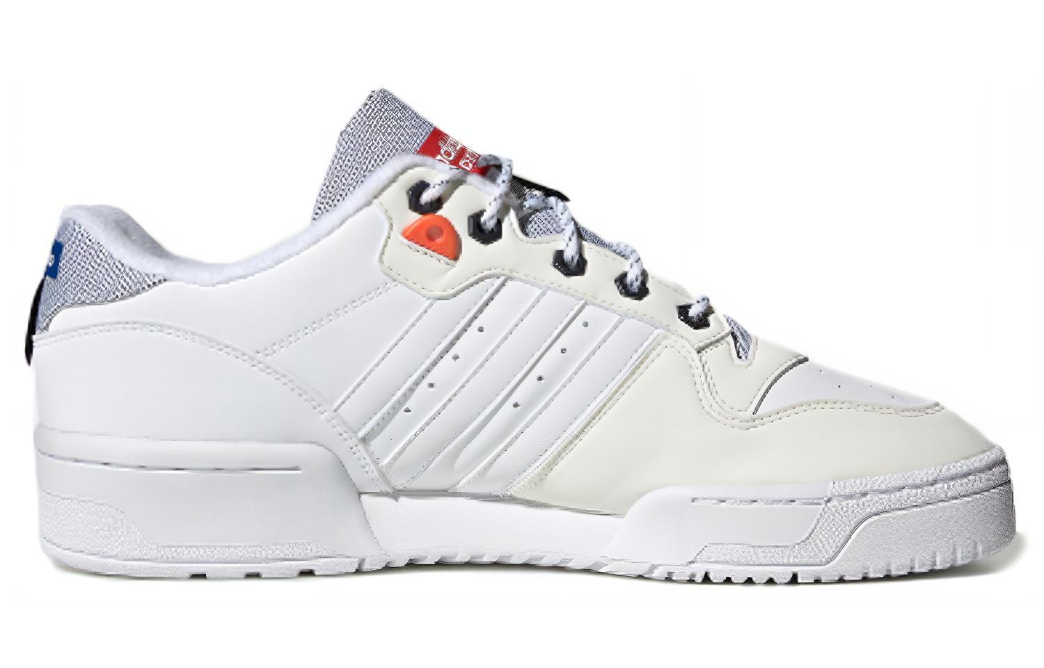 Кеды adidas originals Rivalry Low (бело-серые) — фото 2
