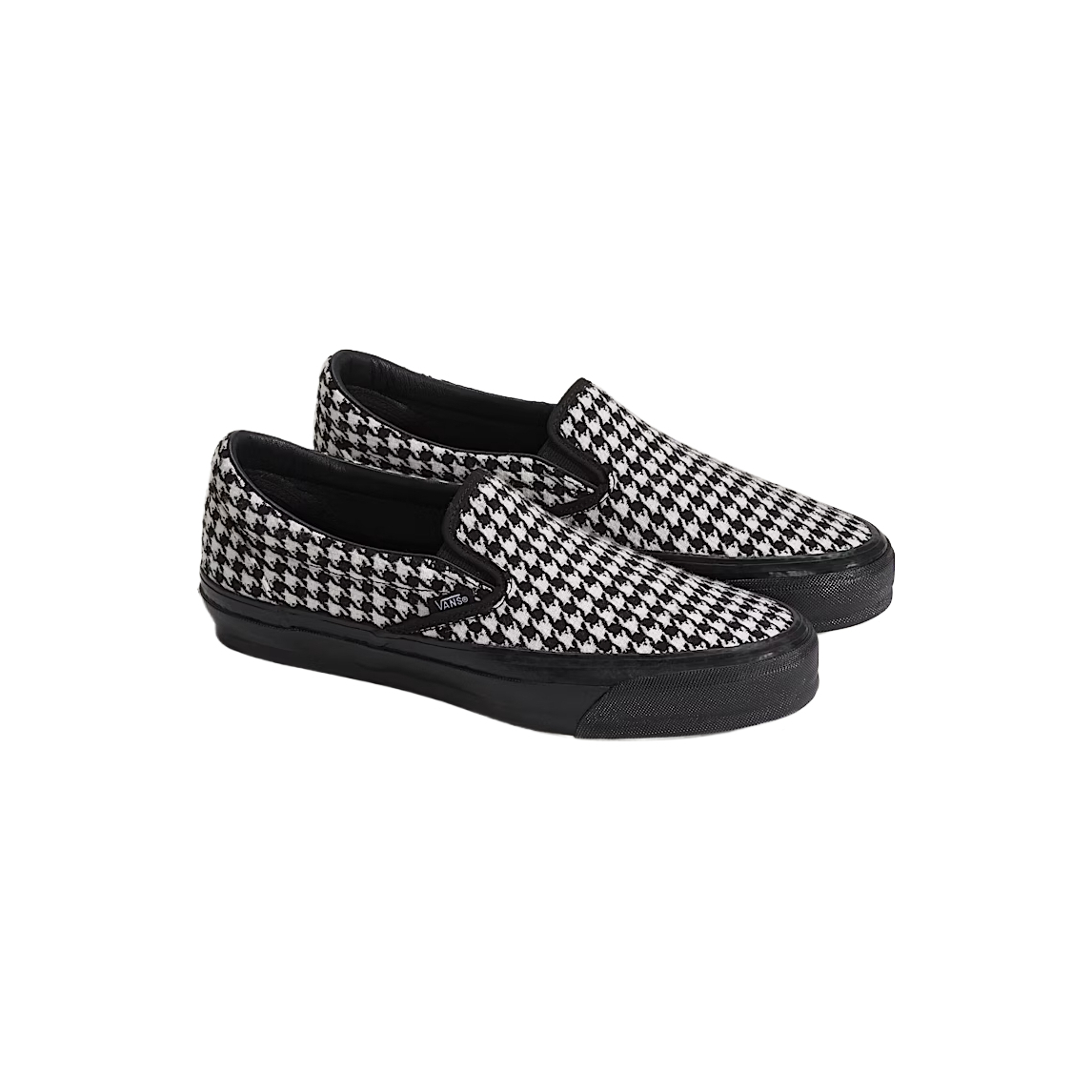 Слипоны Vans Premium Classic Slip-On (черно-белые) — фото 2