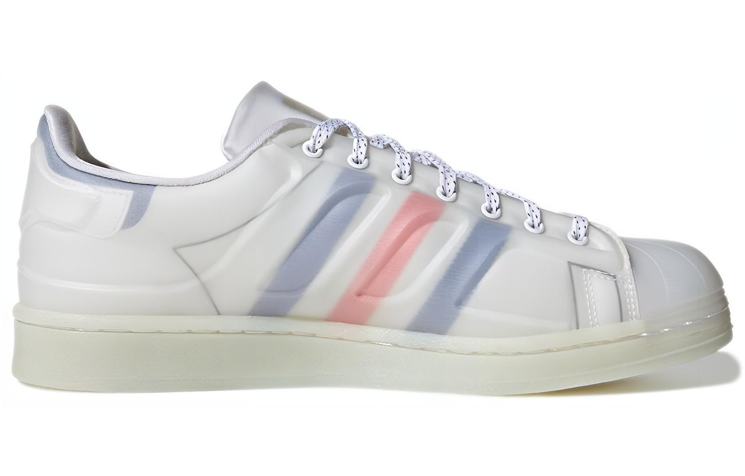 Кеды adidas Superstar Futureshell (бело-розовые) — фото 2