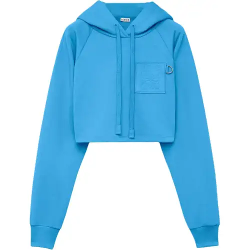 LOEWE Sweatshirts Women's Blue Hooded Moderate Other