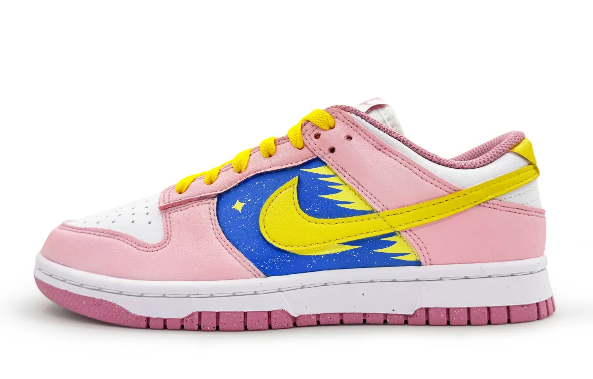 Nike Dunk Low top Skateboard Shoes Women's Pink White