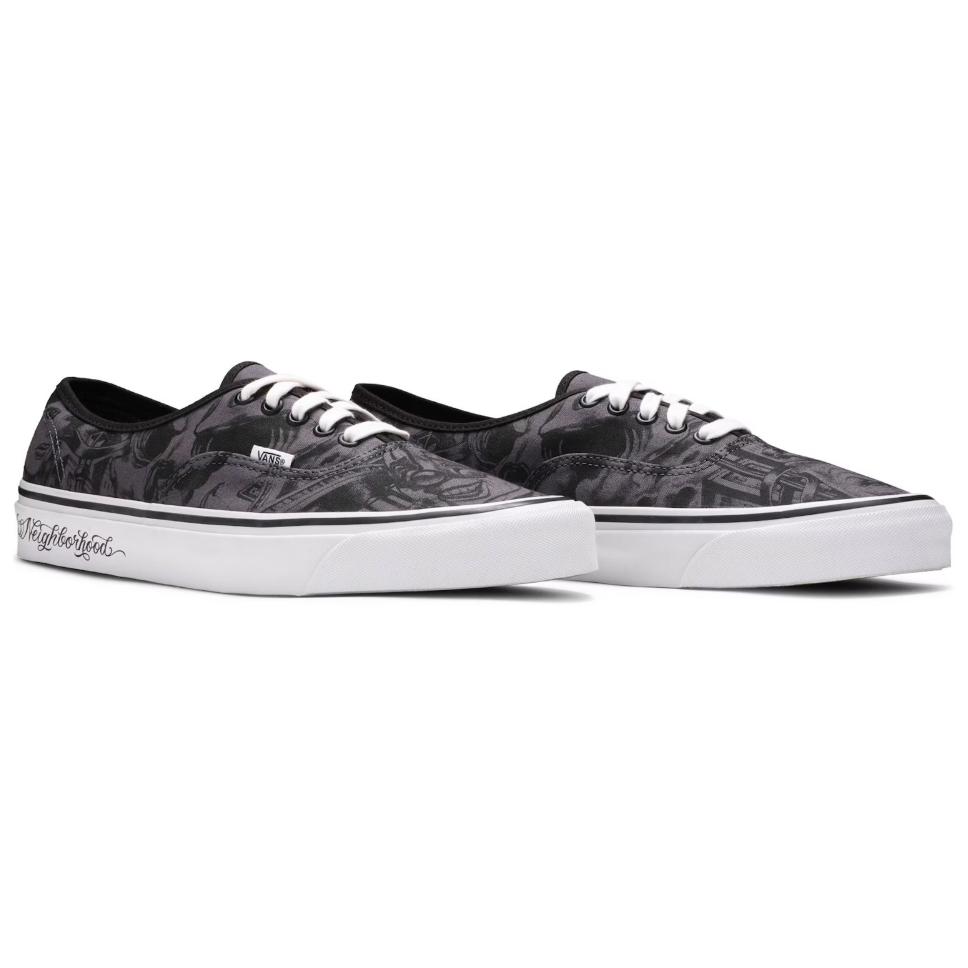 Кеды Vans x NEIGHBORHOOD x Mr. Cartoon Authentic 44 DX (черно-серый) — Чёрныйсерый — фото 2