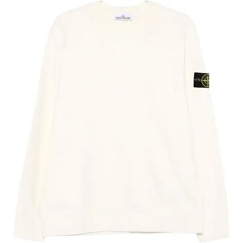 STONE ISLAND Logo Patch Crewneck Sweatshirt