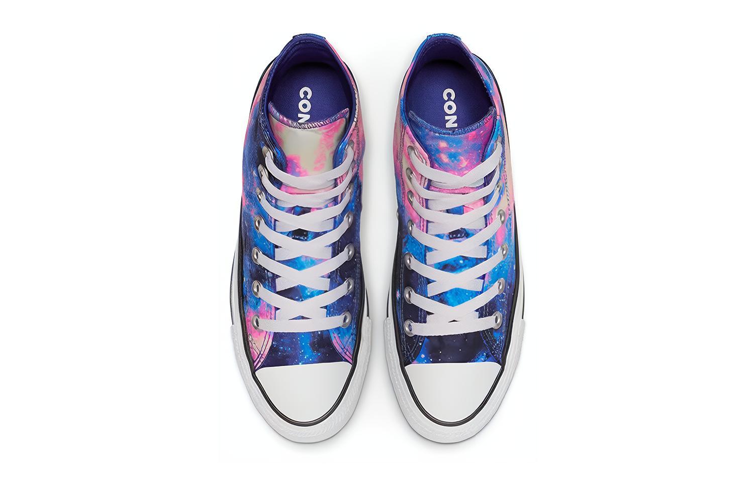 Женские кеды Converse 1970s "Miss Galaxy" High (сине-фиолетовый) — 星空 — фото 4