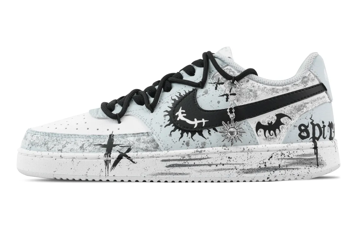 Nike Night Dark Cross Abrasion Resistant Slip Resistant Low top Skateboard Shoes Men's