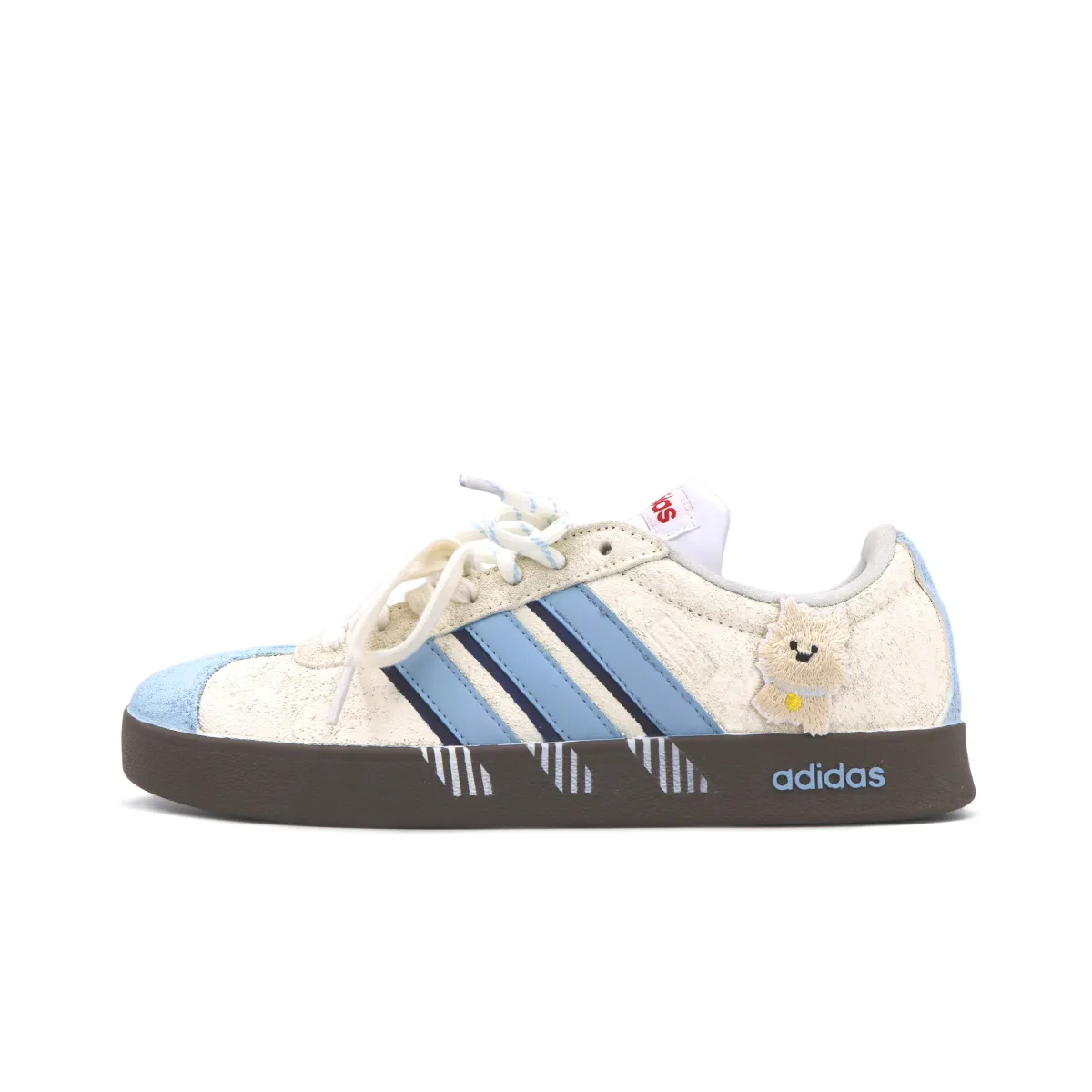 Adidas VL COURT 2.0 Low top Skateboard Shoes Unisex Yellow Blue