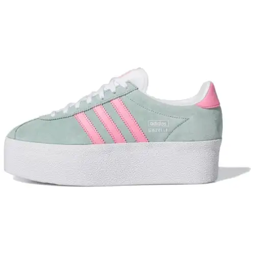 Adidas Gazelle Up Hazy Green Bliss Pink Women's