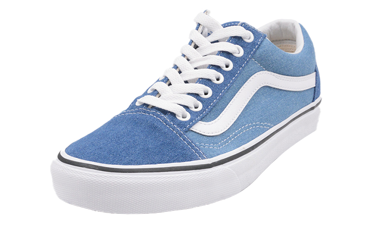 Кеды Vans Old Skool (голубые) — фото 2