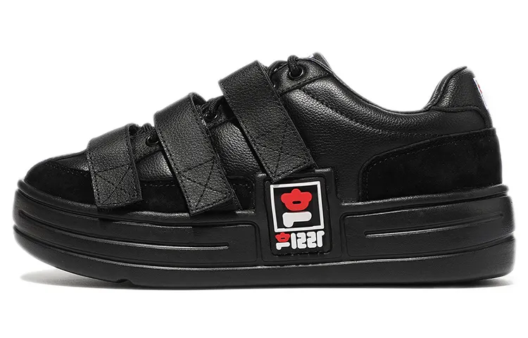 FILA Pushbutton X FILA Velcro Sneakers 'Black'