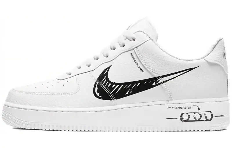 Nike Air Force 1 Low Sketch White Black