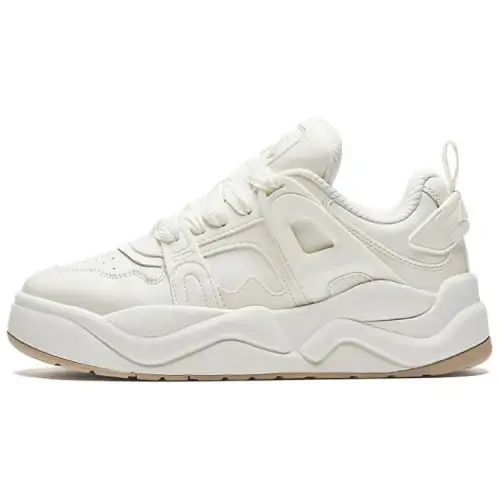 Anta Slip Resistant Abrasion Resistant Low top Skateboard Shoes Women's White
