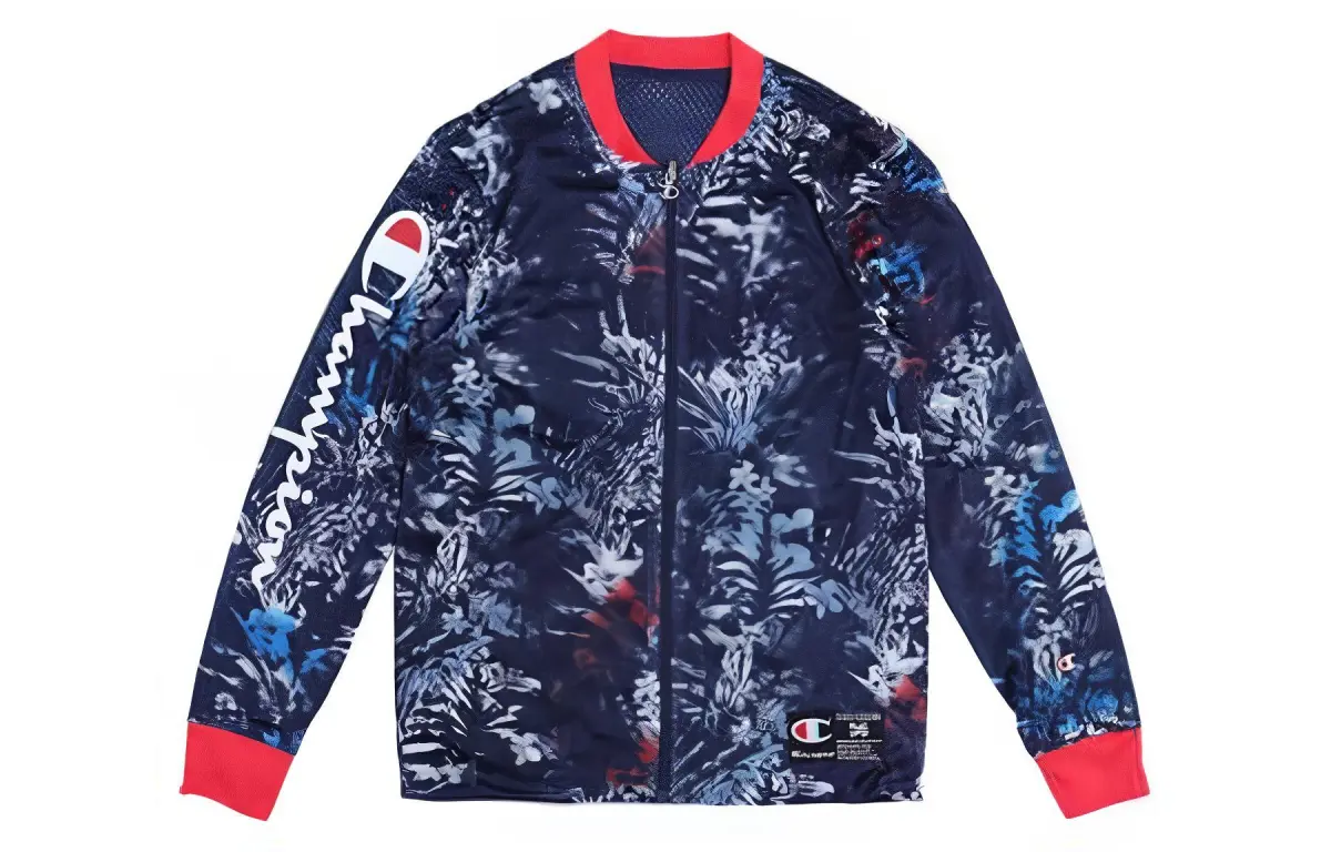 Champion Jacket US Version Unisex Navy Blue