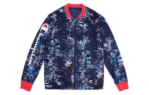 Champion Jacket US Version Unisex Navy Blue
