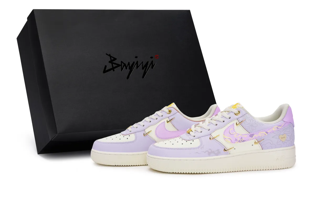 Nike Air Force 1 Low top Skateboard Shoes Women's Purple
