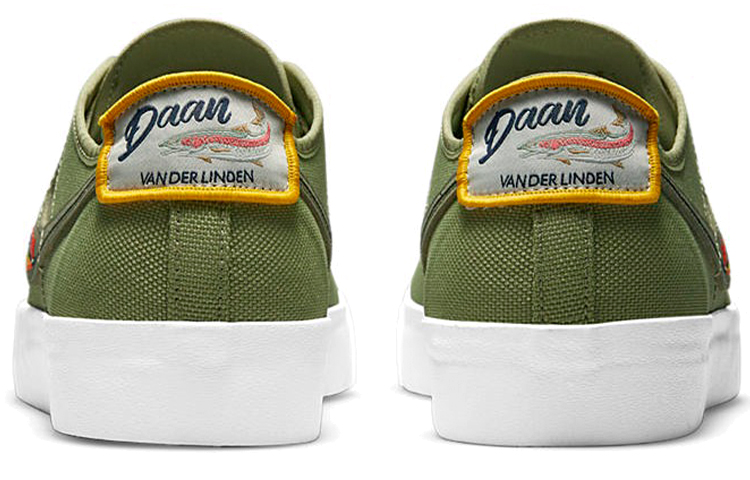 Кеды Nike Blazer Daan Van Der Linden (зеленые) — фото 5