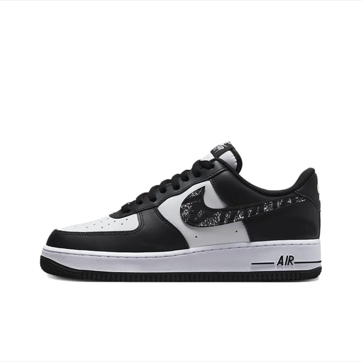 Nike Air Force 1 Slip Resistant Abrasion Resistant Balance Support Low top Skateboard Shoes Unisex White Black