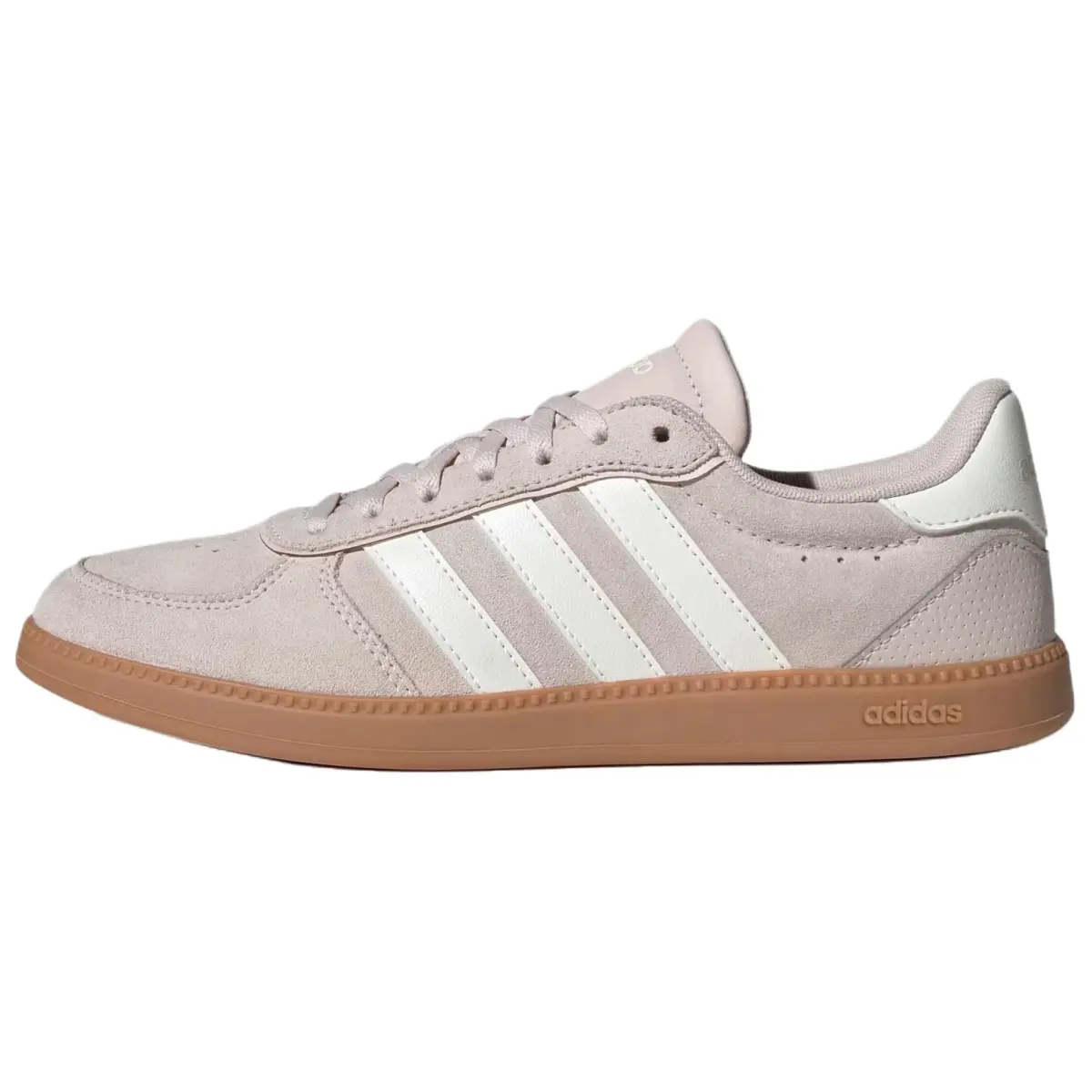 Adidas BREAKNET SLEEK Breathable Skateboard Shoes Women's Light Pink