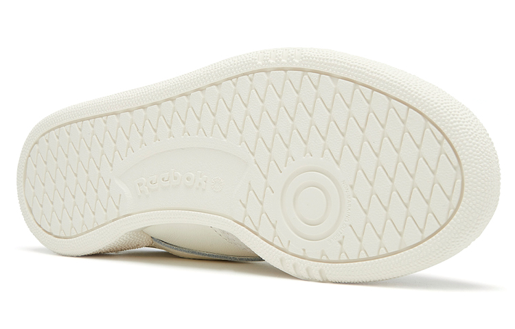 Женские сабо Reebok Club C Laceless Mule (бежевые) — фото 6