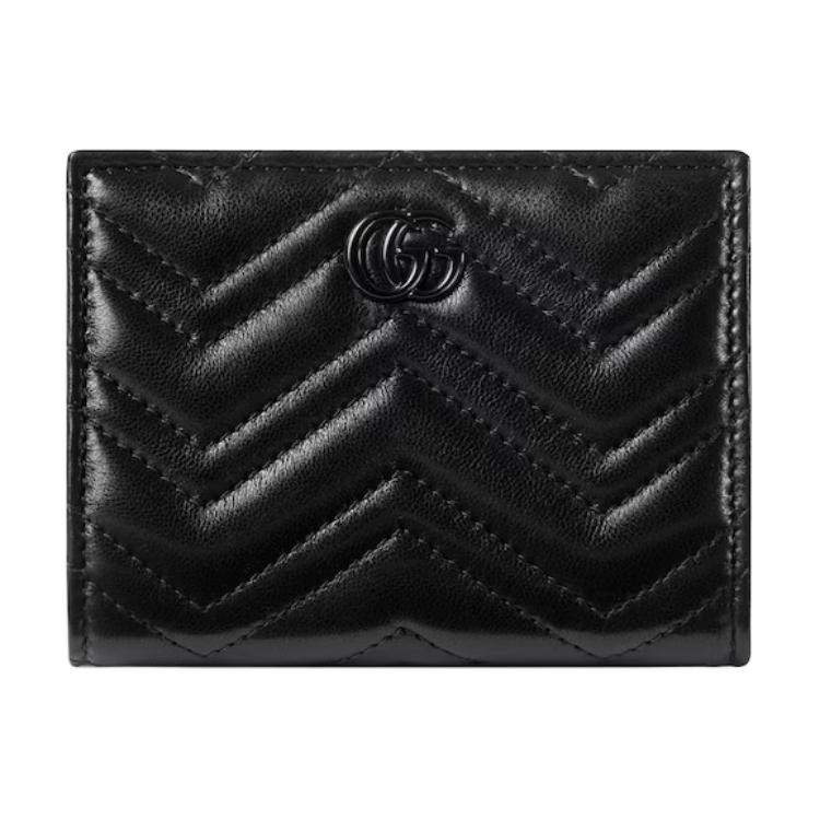 Женский кошелек Gucci GG Marmont (черный)
