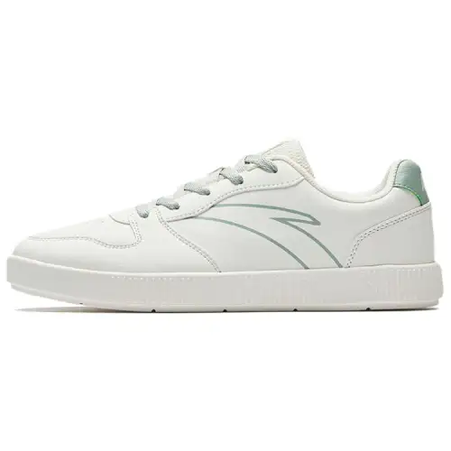 Anta Lightweight Height Increasing Low top Skateboard Shoes Women's White Green