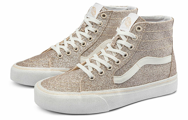 Женские кеды Vans SK8 Tapered (светло-коричневая) — фото 3