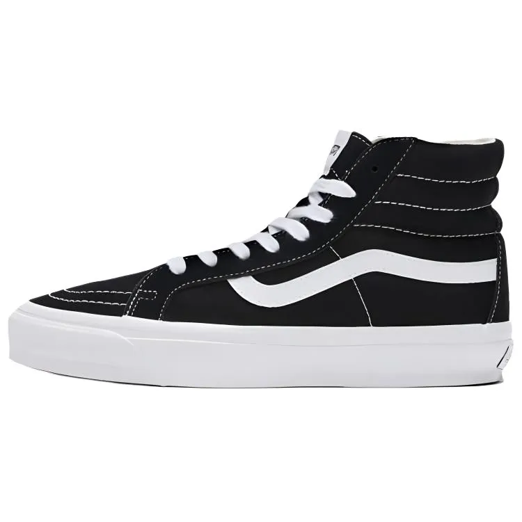 Vans Sk8 Hi Reissue High top Skateboard Shoes Unisex Black White