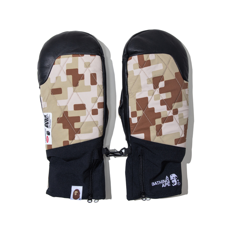 Перчатки A BATHING APE (камуфляжные)