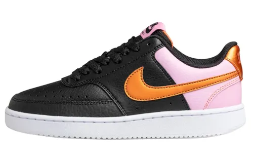 Nike Court Vision 1 Synthetic Leather Slip Resistant Cushioning Abrasion Resistant Low top Skateboard Shoes Women's