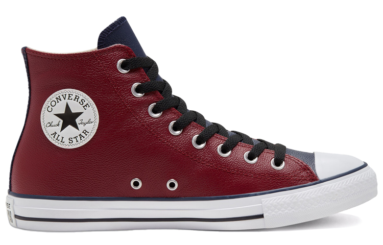 Кеды Converse All Star (бордово-черные) — фото 2