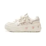 Li Ning x Disney Cheese 3.0 Low top Skateboard Shoes Women's Beige Pink