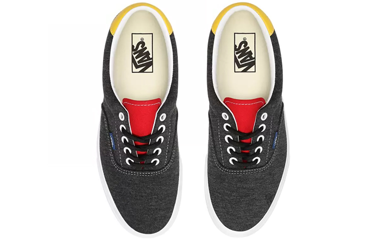 Кеды Vans Era Coastal 59 (черно-желто-красные) — фото 4