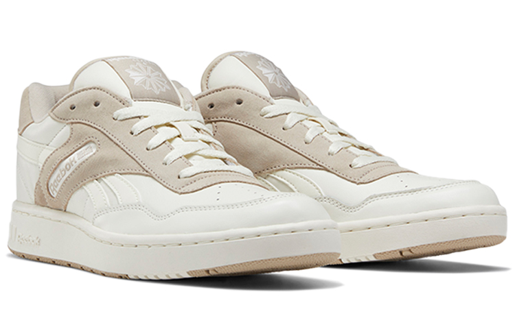 Кеды Reebok BB 4000 (бело-коричневые) — фото 3