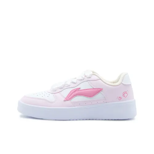 Li Ning Floating Boat Low top Skateboard Shoes Women's Pink