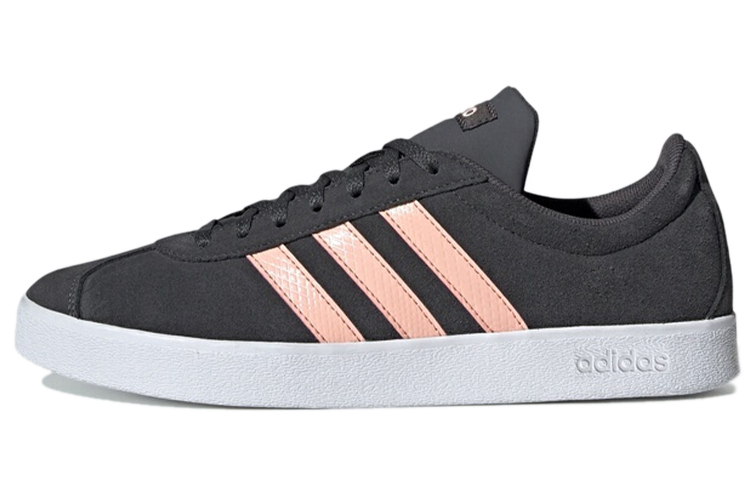 Женские кеды adidas neo VL Court 2.0 (серые) — Серый / розовый — фото 1