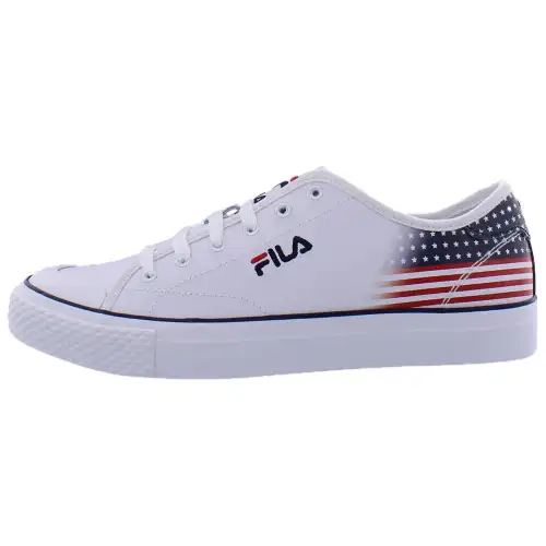 FILA Monroe Americana Low top Skateboard Shoes Men's White Blue Red