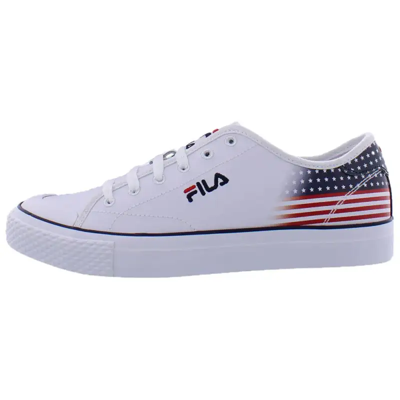 FILA Monroe Americana Low top Skateboard Shoes Men's White Blue Red