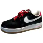 Nike Air Force 1 Slip Resistant Abrasion Resistant Low top Skateboard Shoes Men's Black