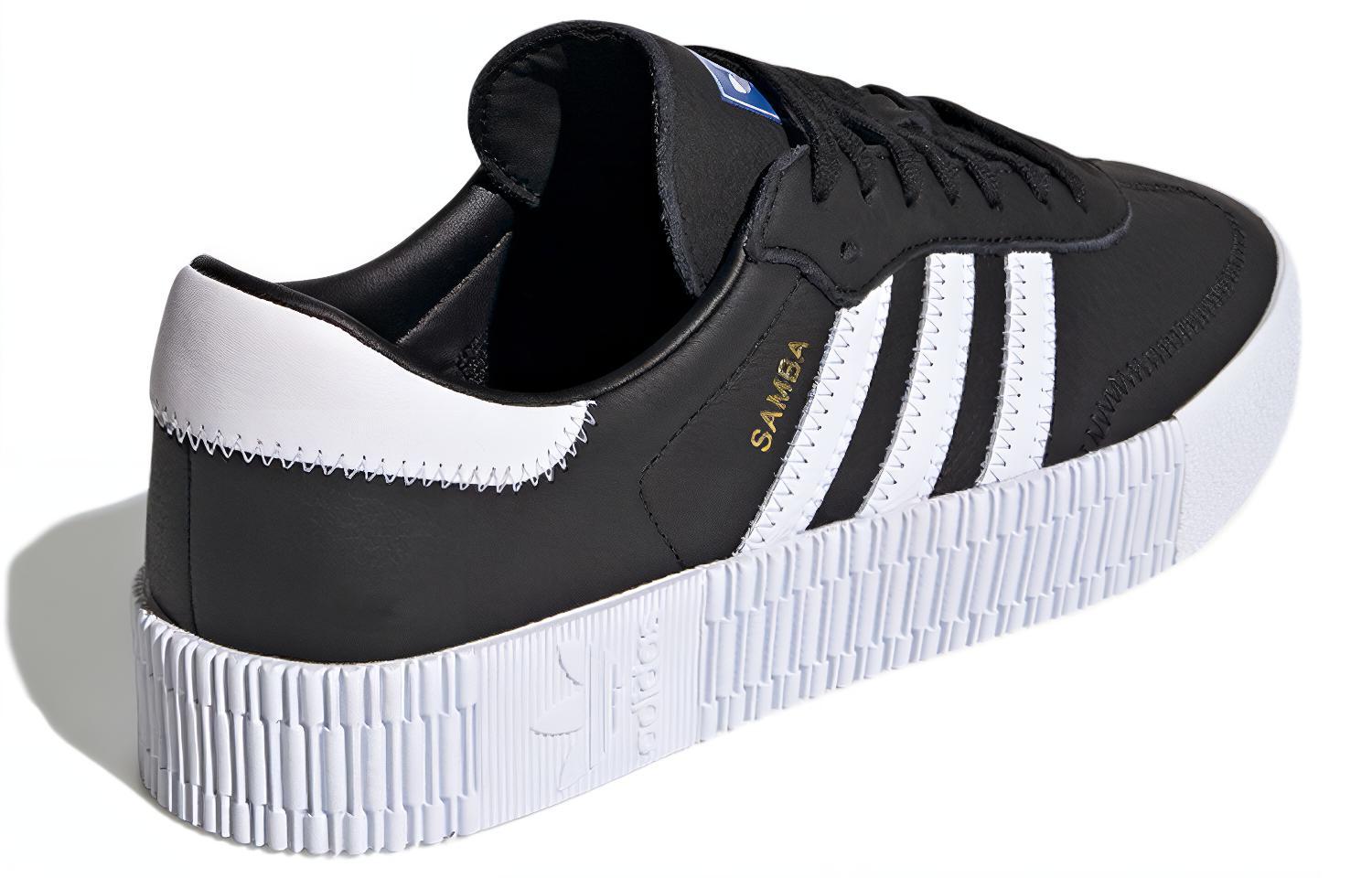 Женские кеды adidas originals Samba (черные) — фото 4