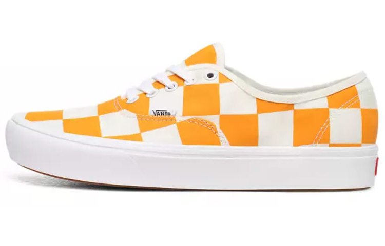 Authentic ComfyCush Vans 'Half Big Checker - Cadmium Yellow Blue'
