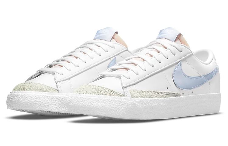 Женские кроссовки Nike Blazer '77 (бело-синие) — Белый / синий — фото 3