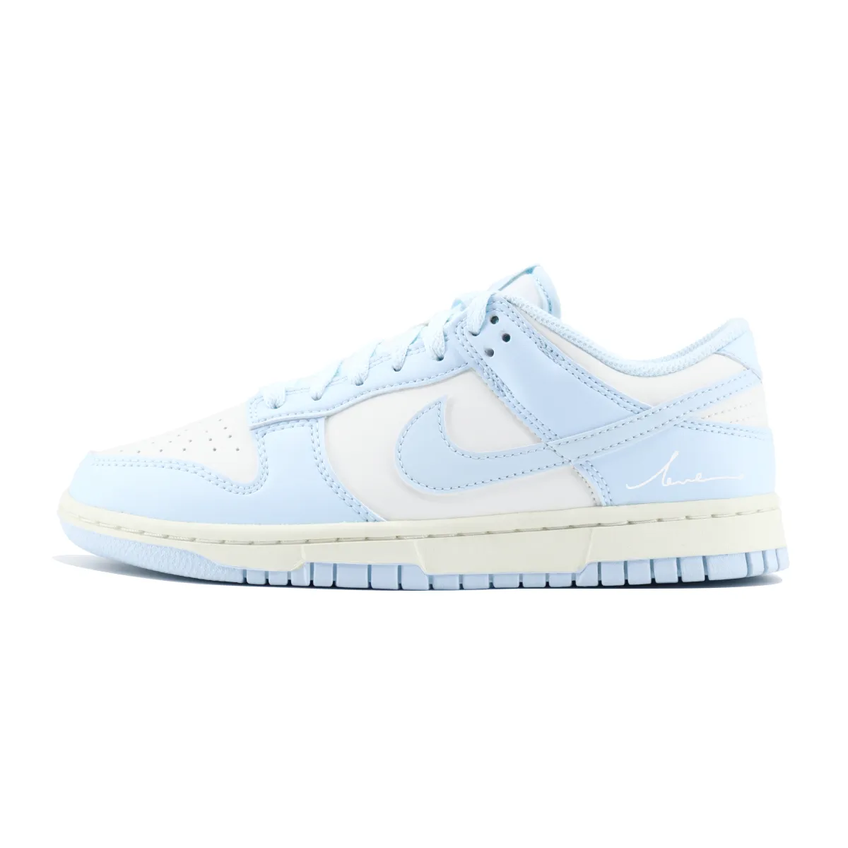 Nike Dunk LOW LOVE Slip Resistant Abrasion Resistant Low top Skateboard Shoes Unisex Blue White