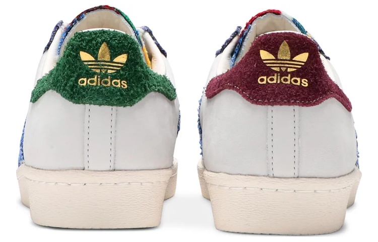 Кроссовки adidas originals SUPERSTAR (сине-бело-красные) — Синий / белый / красный — фото 4