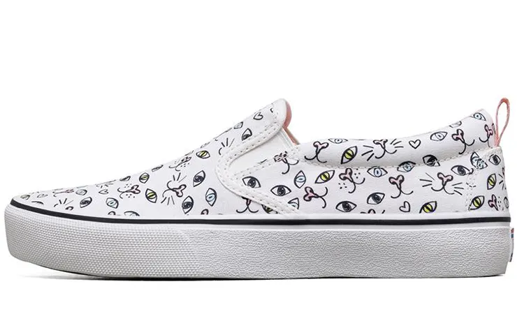 Skechers Bob's Low top Skateboard Shoes Women's White Multicolor