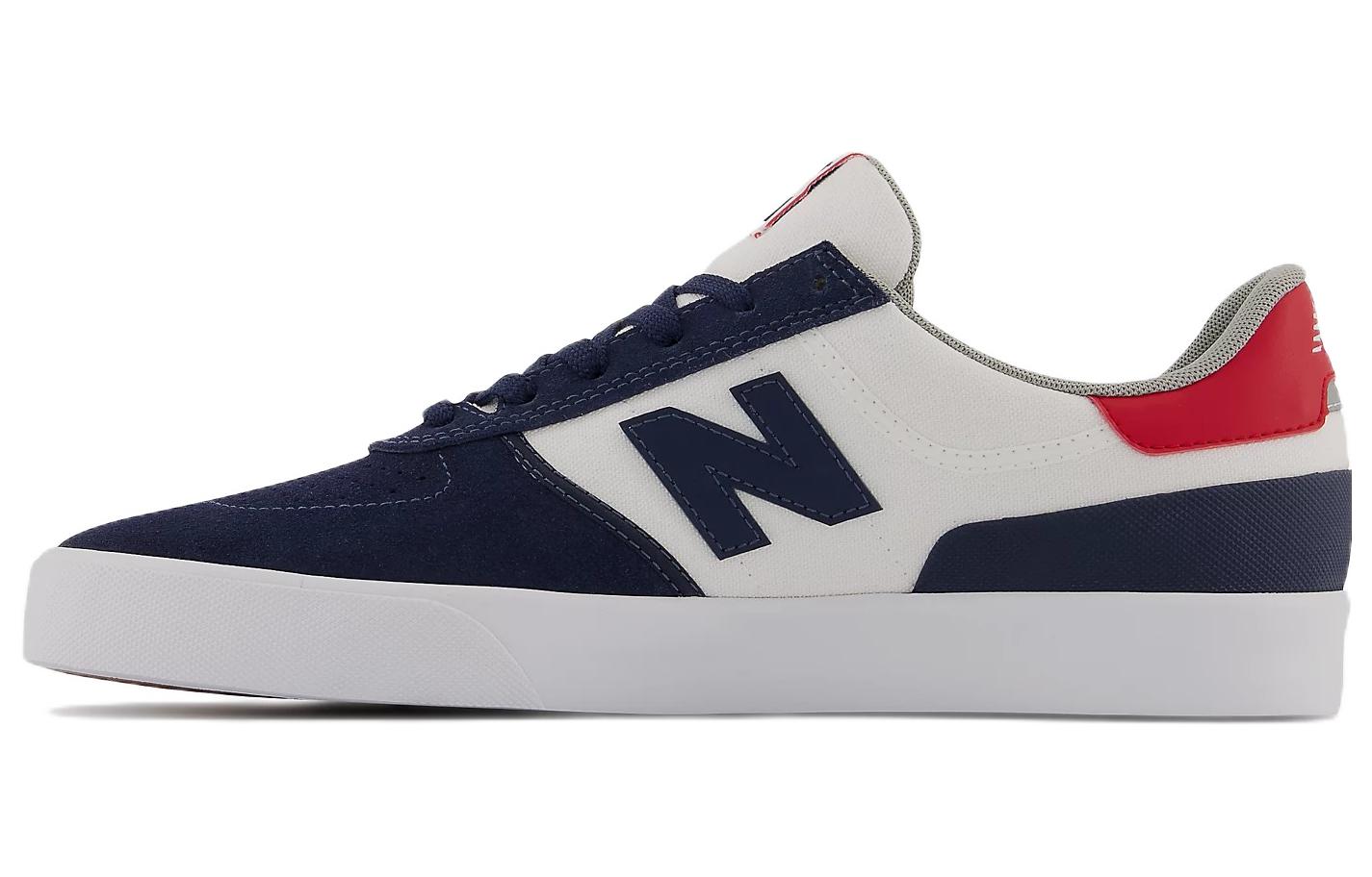 New Balance Numeric 272 Canvas, Suede Low top Skateboard Shoes Men's White Blue