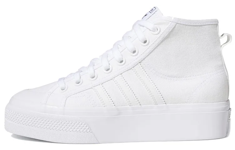 Nizza Wmns Adidas Originals Platform Mid 'Triple White' Women's