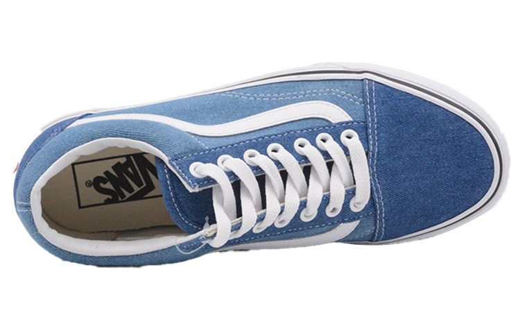 Кеды Vans Old Skool (голубые) — фото 4