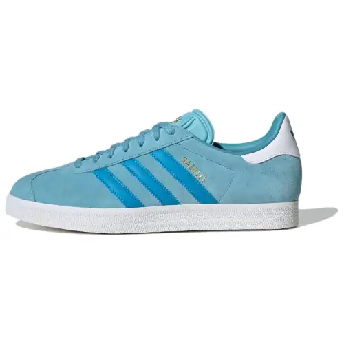 Adidas Originals Gazelle Abrasion Resistant Low top Skateboard Shoes Unisex Blue
