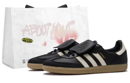 Adidas Originals Samba LT Abrasion Resistant Low top Skateboard Shoes Unisex Black