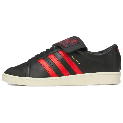Adidas Originals x Willy Chavarria JABBAR Slip Resistant Abrasion Resistant Low top Skateboard Shoes Unisex Black Red