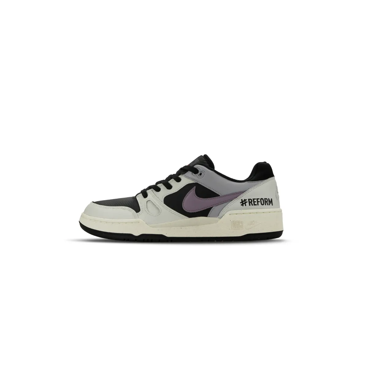 Nike Full Force Slip Resistant Abrasion Resistant Low top Skateboard Shoes Men's Beige Black Purple